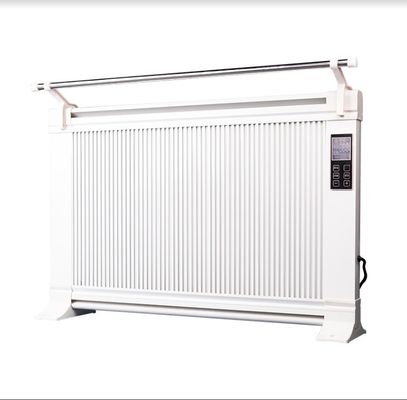 Pannello di riscaldamento ad infrarossi di cristallo bianco a carbonio montato a muro con funzione impermeabile