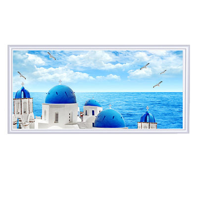 Riscaldatore domestico bianco con termostato WIFI e pannello di riscaldamento a infrarossi in alluminio