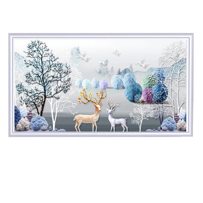 Riscaldatore domestico bianco con termostato WIFI e pannello di riscaldamento a infrarossi in alluminio