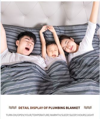 Coperte elettriche di riscaldamento idrico per hotel invernali Coperte elettriche controllate tramite app