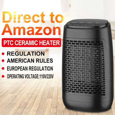 Ventilatore di riscaldamento portatile per desktop europeo, americano e giapponese con elemento di riscaldamento PTC