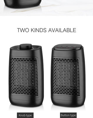 Ventilatore di riscaldamento portatile per desktop europeo, americano e giapponese con elemento di riscaldamento PTC
