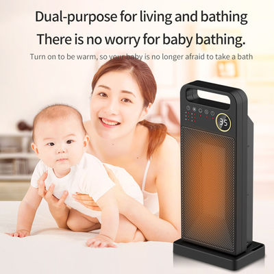 Ventilatore ceramico PTC portatile con telecomando e installazione