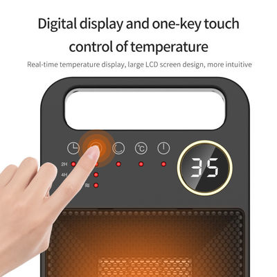 Ventilatore ceramico PTC portatile con telecomando e installazione