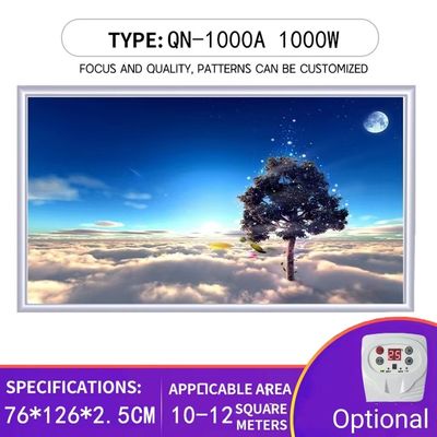 Controller termostatico opzionale Caldaio per ambienti domestici a parete montato a cristallo di carbonio