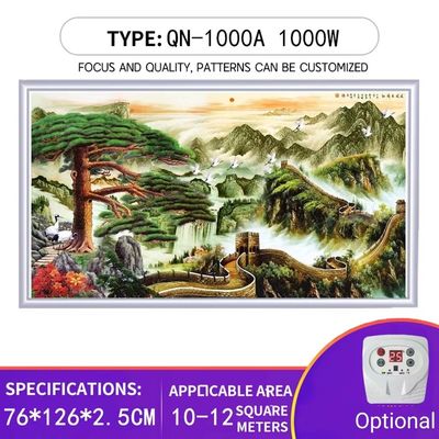 Controller termostatico opzionale Caldaio per ambienti domestici a parete montato a cristallo di carbonio