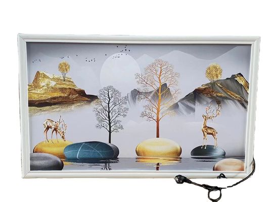 Piastra di cristallo di carbonio a riscaldamento rapido 300W pannello montato a parete con regolatore di temperatura