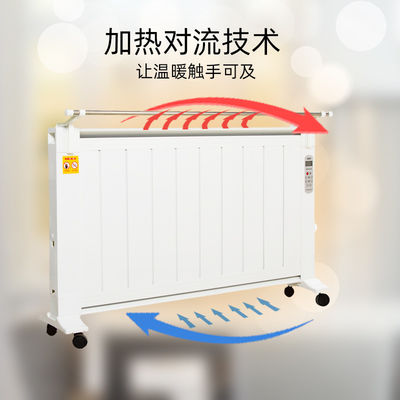 2400W riscaldatore elettrico convezione a infrarossi radiatore di riscaldamento a cristallo di carbonio per camera da letto