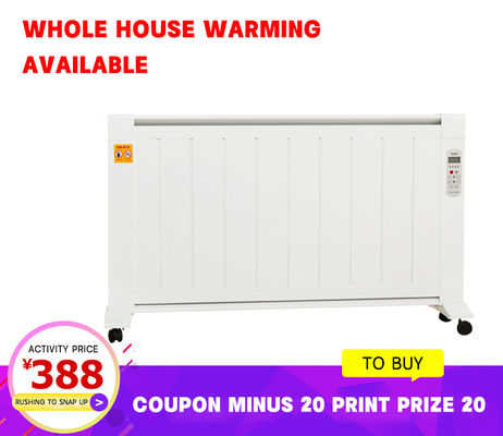 Radiatore elettrico a infrarossi da 1350W con controllo intelligente e calore in fibra di carbonio