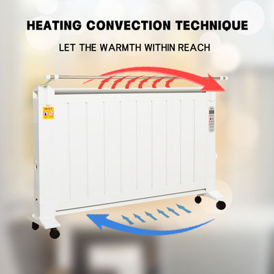 Radiatore elettrico a infrarossi da 1350W con controllo intelligente e calore in fibra di carbonio