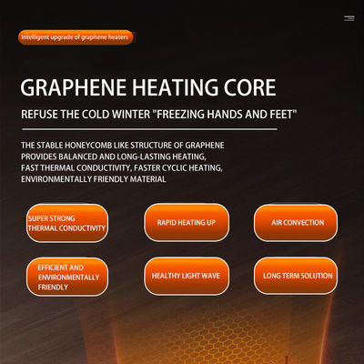 1500W LCD telecomando PTC riscaldatore elettrico per ventilatori riscaldamento rapido per aree interne invernali