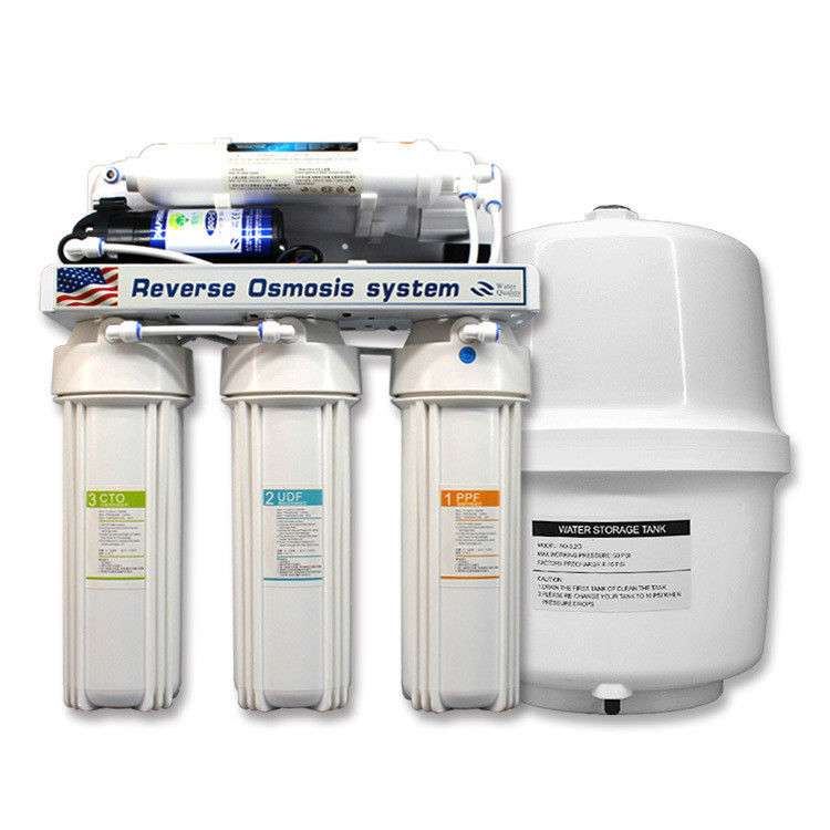 Purificatore d'acqua per osmosi inversa a 6 fasi con capacità di 75GPD e membrana RO
