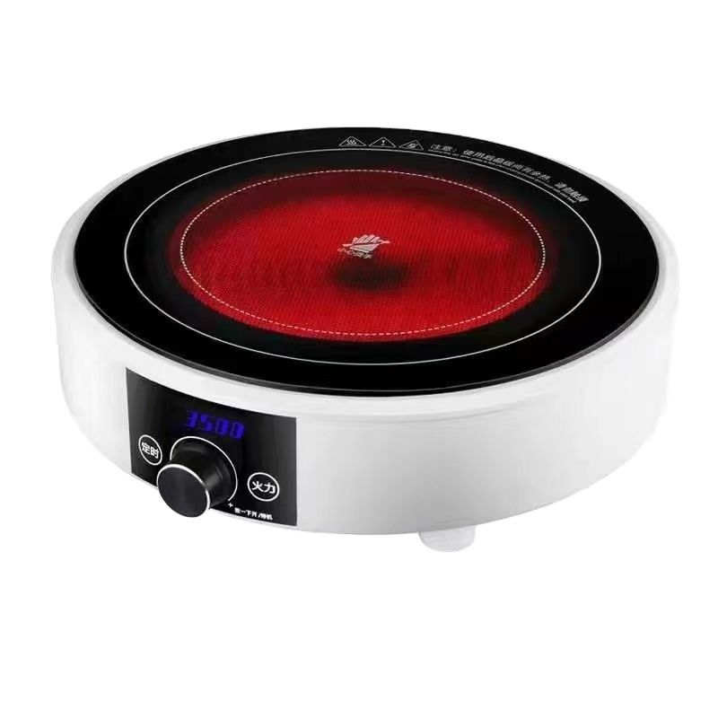 Stufa per cucina a induzione a superficie liscia in vetro in ceramica per spazi compatti