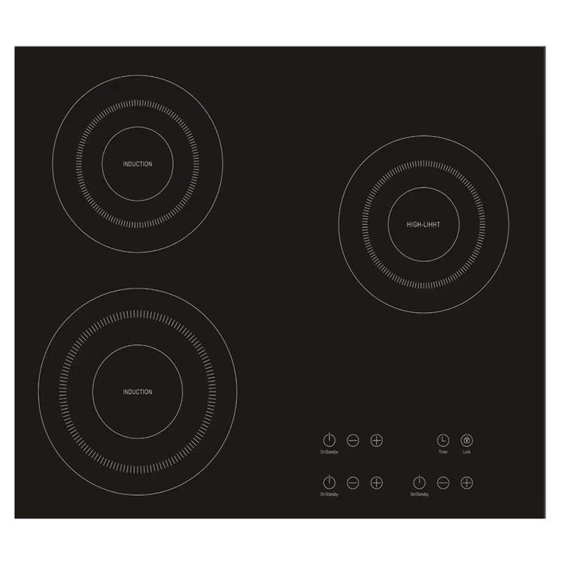 Prodotto in Italia Disegno Cucina in ceramica Stufa elettrica DIAMOND 60 per cucina e cottura