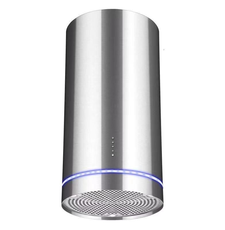 Moderno argento e oro grande aspiratore cappuccio per cucina color oro