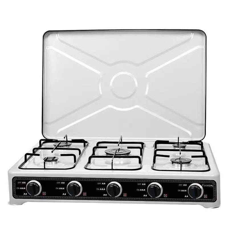 Cassa protettiva vetro temperato 5 bruciatore stufa a gas per apparecchiature da cucina