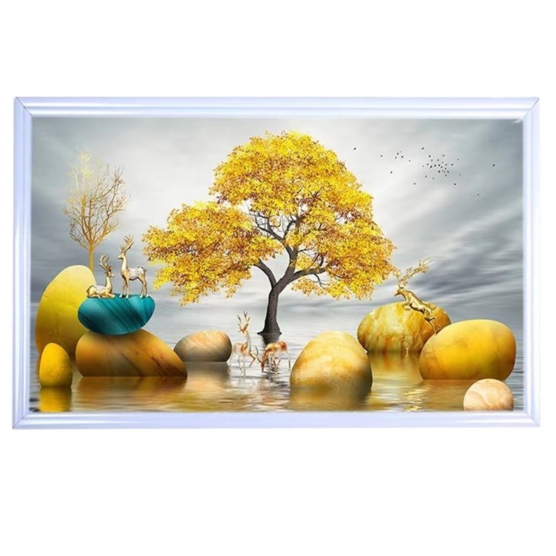 Riscaldatore a convezione a infrarossi montato a muro interno 1200W con cristallo di carbonio e fibra di carbonio