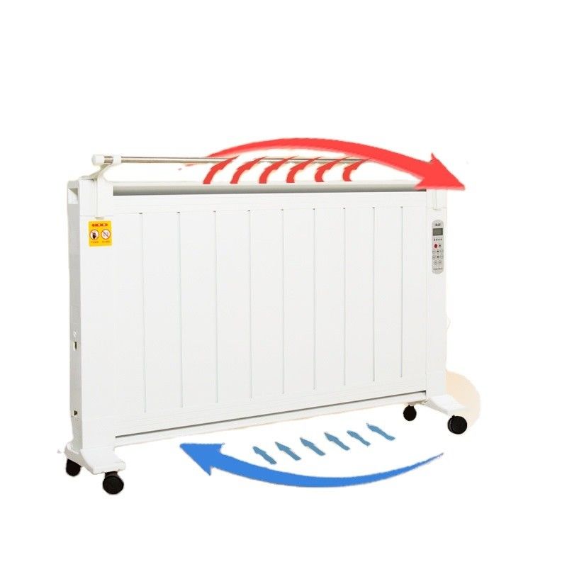 Display LCD elettrico Wifi App Radiatore da bagno a parete riscaldatore a convezione 1600W 220V